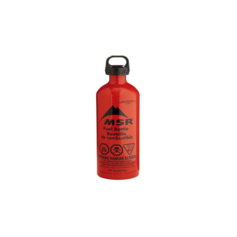 MSR MSR Fuel Bottle CRP Cap Volume 590 Red