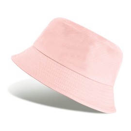 UMIPUBO Bucket Sun Hat Women Hat Fisherman Hat Sunbonnet Hip Pop Casual Fedoras Outdoor Beach Cap (Pink, One Size)