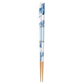Ishida 13182 Dolce Fiore Dishwasher-safe Chopsticks 9.1 inches (23 cm), Blue