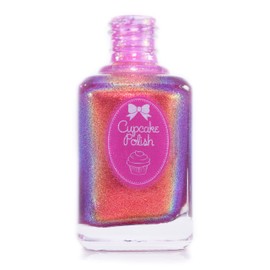Flower Power - Berry Red Shimmer Nail Polish by Cupcake Polish