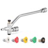 Pressure Washer Foam Soap Cannon Dual Connector Accessory - Power