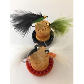 Fly Fishing Cat Whiskers Lures Chain Beadhead sizes 8-12 Pack of 16 Supplied in Clip shut see through box UK Quality tied flies