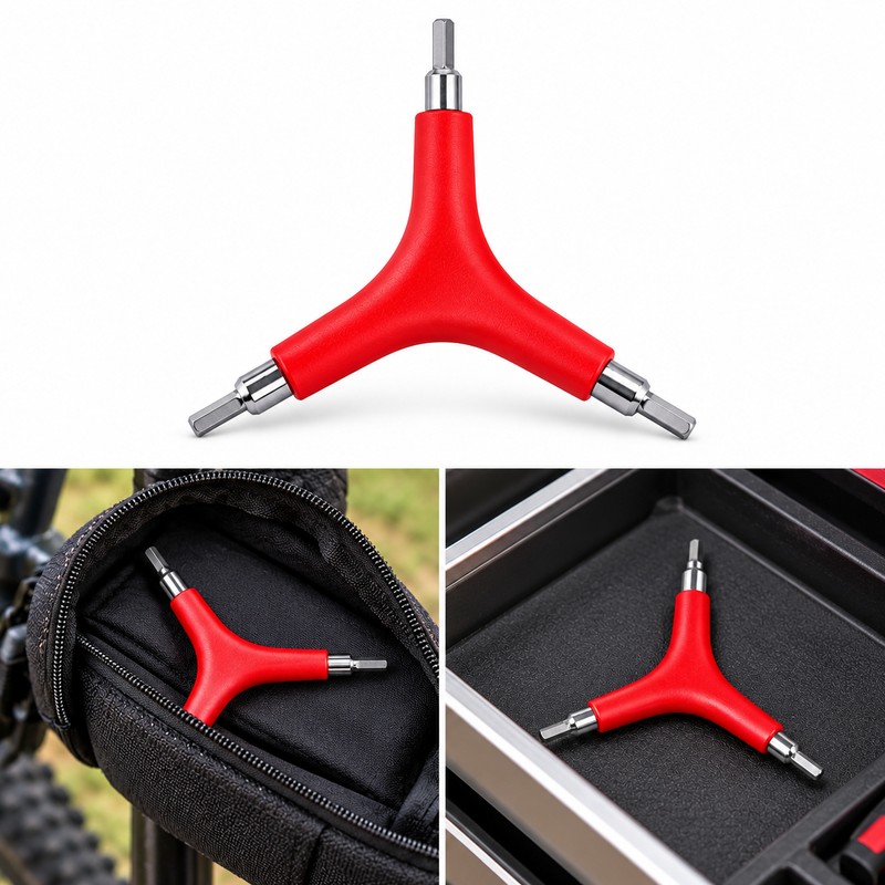 3-Way Y-Shaped Hex Wrench, 4mm 5mm 6mm Allen Key Tool