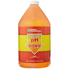 General Hydroponics pH Down Liquid Premium Buffering For pH Stability, 1-Gallon