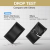 Aiilsmp 4 Pack Black Modern LED Wall Sconce Hardwired Indoor