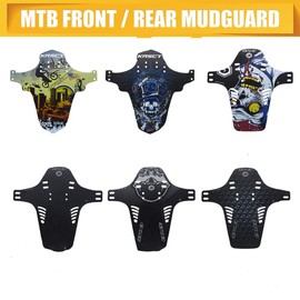 Riloer MTB Fender Set, Mountain Bike Fender, Front and Rear Fender, 1 Piece