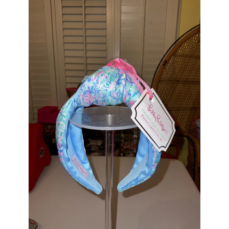 Lilly Pulitzer NWT Top Knot Wide Headband Soleil It On