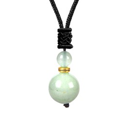 Crystal Necklaces for Women Men, Tigers Eye Amethyst Obsidian Round Necklace for Protection, Crystals and Healing Stones Pendant Jewelry for Spiritual, 26 In, Gemstone, crystals