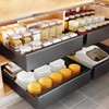 Generic Pull Out Cabinet Organizer, carbon steel Fixed with Adhesive