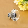 16Pcs Crystal Glass Cabinet Knob Diamond Shape 40mm Drawer Cupboard