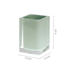 Gedy Rainbow Brush Holder Mint Green