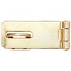 National Hardware N102-053 V30 Safety Hasp in Brass,1-3/4"