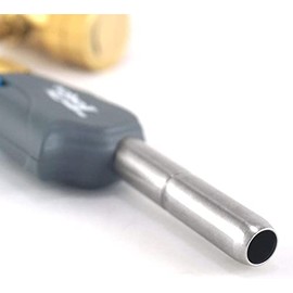 BLUEFIRE BTS-8066 Hot Turbo High Intensity Swivel Torch Propane Kit Up to 11695 BTU/hr! Push Button Trigger Start Fuel by MAP PRO Propane Swirl Flame Gas Welding Nozzle Soldering Brazing Thawing Pipe