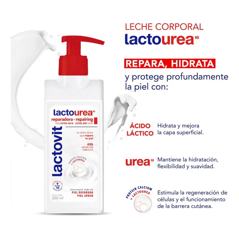 Crema Corporal Lactovit 250ml Lactourea Reparadora