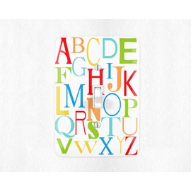 Alphabet Light Switch Cover Light Switch Plate Wall Plate Nursery Decor Kids Room Childrens Room Rainbow Nursery Decor Alphabet Poster
