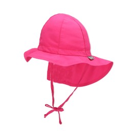 Sterntaler Unisex Flapper Hat with Ties and Neck Protection, magenta, 41