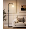 Revibeit Industrial Floor Lamp, Modern Standing Lamps with Frosted Glass