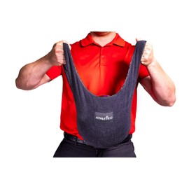 Athletico Microfiber Bowling See Saw - Towel to Polish Your Bowling Ball with See-Saw Shammy (Black)