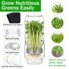 Updated Sprouting Kit, Seed Sprouting Jars with Sleeves and Lids,