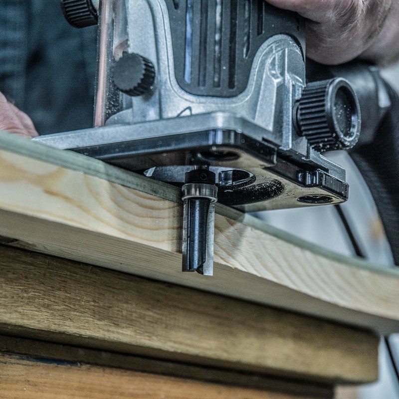 Trend T1 Trim Router with Extended Trim Base, 1/4 Inch