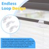 GRONGU 3/4" Lite Rise Handles Blinds Pulls Compatible with Hunter
