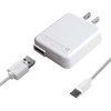 カシムラ AC充電器 1.5A Type-C 1m ホワイト 難燃性材料 100V〜240V対応 NAJ-550