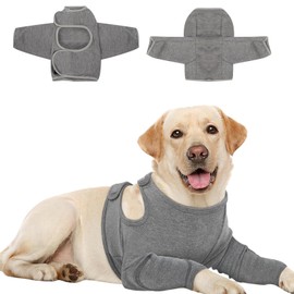 Dog Recovery Sleeve for Front Legs Dog Leg Sleeve to Stop Licking, Dog Elbow Protector Dog Leg Covers for Joints Pain, Dog Onesie Dog Surgery Spay Recovery Suit for Leg Wounds Dog Cone Alternative