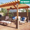 VoTwoofv Post Anchor Base,Concrete Wood Fence Post Base for 4"