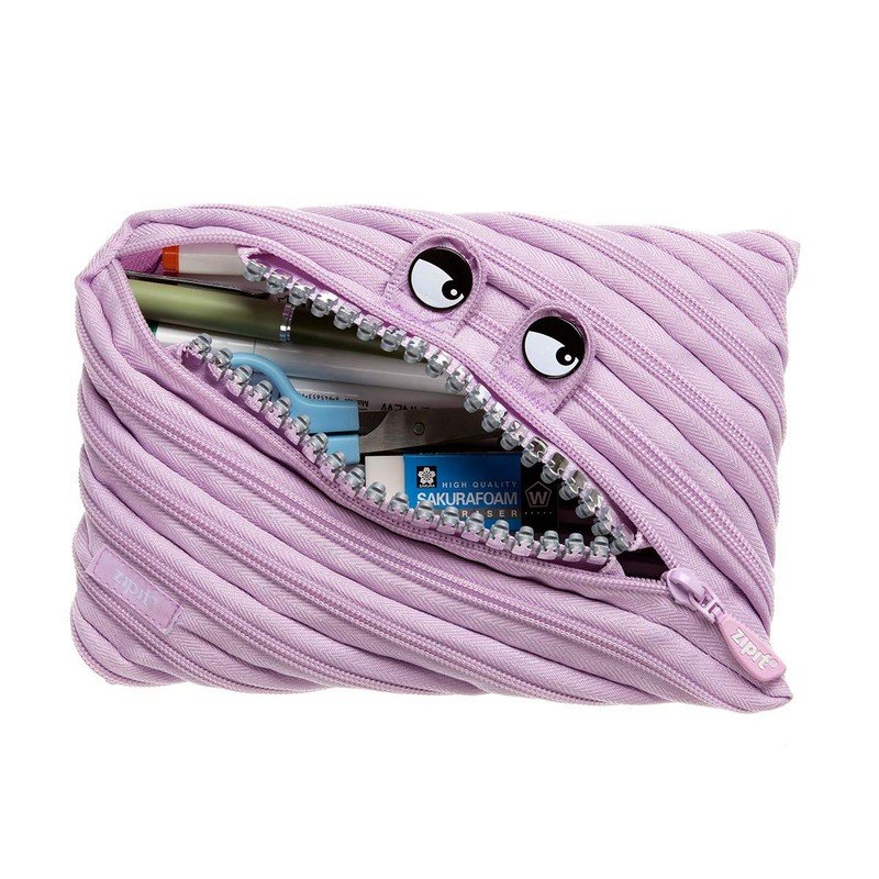 ZIPIT Grillz Pencil Case for Girls, Extra Large Pencil Case