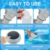 Solar Pool Chlorine Floater with 4 Light Modes,Remote Control Floating
