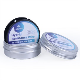 Hot Heating Wire - Versatile 15ft Resistance Wire for Kilns, Pottery, and Forging. Highly Resistant, Hybrid Core, Ideal for Prebuilt Coils and Fused Clapton Wire Creations.Wire 316L 30x4+38ga