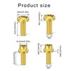 2 Pcs Bicycle Water Bottle Cage Bolts M5x12mm Titanium Alloy