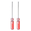 HARFINGTON 2pcs Magnetic Hex Screwdriver 75mm Length H3.0 Carbon Steel