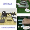 Mirror Surface 3D DIY Wall Clocks Modern Design Room Decorative