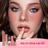 Flintronic Lip Liner Set, Matte Lip Liner Waterproof, Lip Gloss