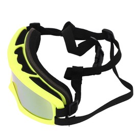 Large Dog Sunglasses, Dog Goggles Dustproof PC Lenses Lightweight for Travel for Dog (Yellow Frame)