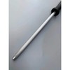 Diekensen Fine Cut Sharpening Steel with Black Handle, 8 inches,