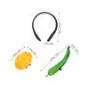 DECHOUS 2pcs Funny Vegetable Headbands with Chili Pepper Elastic Soft