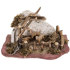 Holyart Sheepfold Fontanini Nativity Scene 12 cm