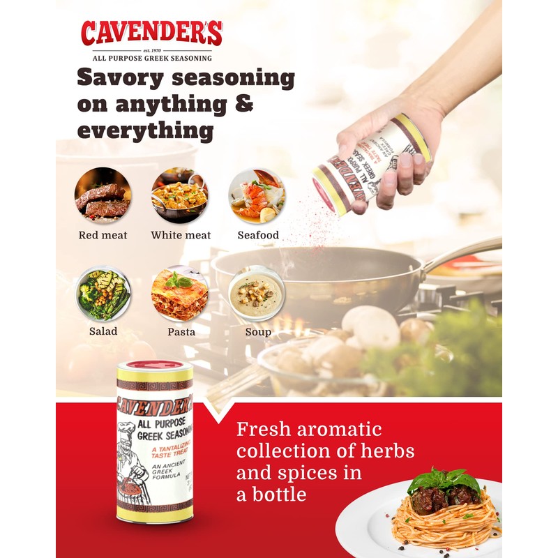 Cavender All Purpose Greek Seasoning 3.25 oz