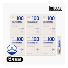 Biodlab 6 Months More Collagen 100 6 Boxes (1 Box: 2g X 30 Packets) / 바이오디랩 6개월 더 콜라겐 100 6박스(1박스:2gX30포)