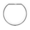 Heavy Duty Metal Jailer's Ring, 15 cm Diameter, 3-Pack, Hinged