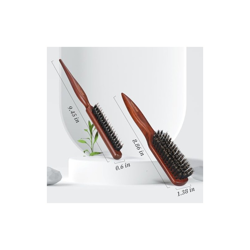 BESTOOL Cepillo para el cabello, cepillo de cerdas de jabalí