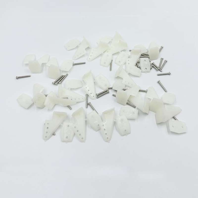 20PCS Plastic Control Horn 4 Hole Control Horn with Screws