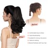 HEWEICSY Ponytail Extension, Clip on Ponytails for Women, 14" Claw