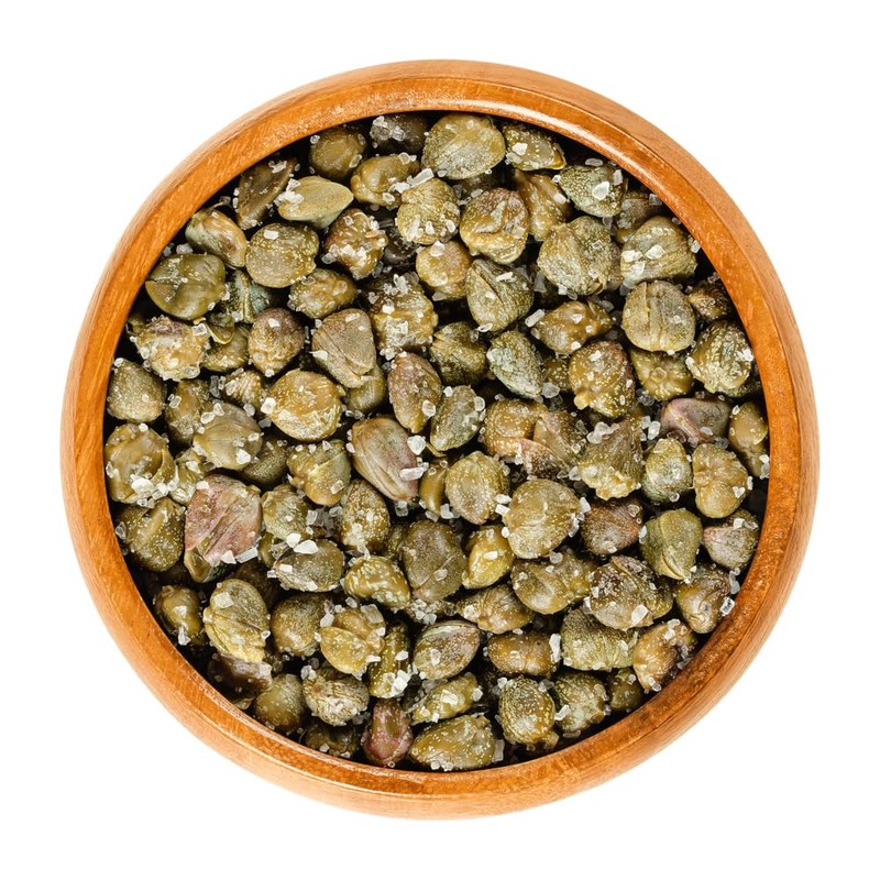 Sanniti Spanish Non Pareil Capers in Vinegar and Salt Brine