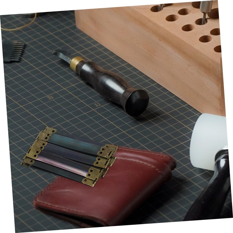 Garneck 10pcs 10cm Metal Flex Frames for Glasses Case Sewing