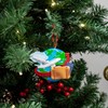 Kurt S Adler Globe Travel Theme 3 Inch Multi-Colored Resin