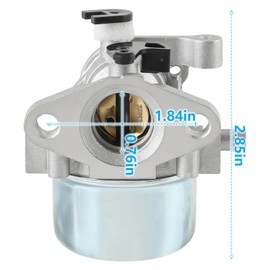 CARBBIA 675 190cc Carburetor Kit with Air Filter Fuel Filter Spark Plug Extended Compressed Spring Fuel Line Screw Gasket Compatible with Gold 6.25 6.75 HP MRS Push Mower 699056 790849 675 190cc Carb