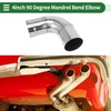 Motoforti 90 Degree Mandrel Exhaust Tube Car Exhaust Pipe Mandrel